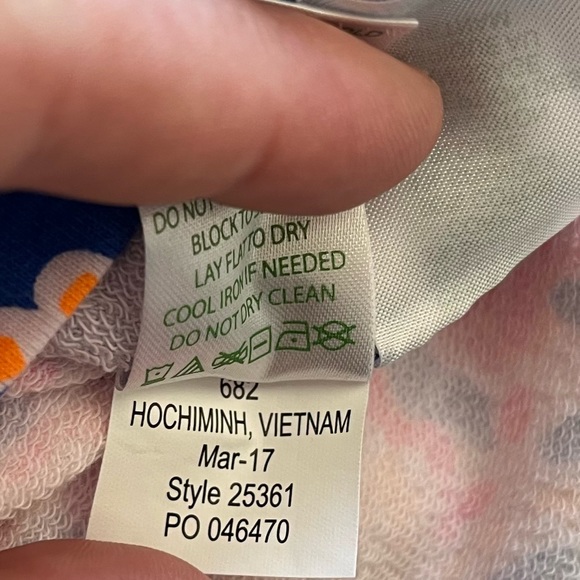 LILLY PULITZER Yasmin Short Brilliant Blue Size Small Preppy Pretty Comfy Cotton - Picture 7 of 10